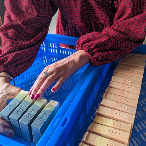 Juna soap-making on Instagram